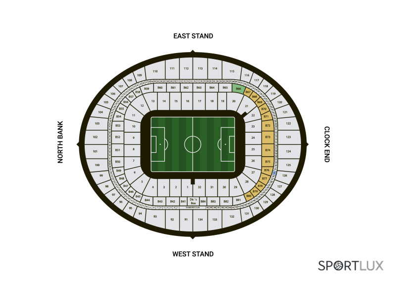 Arsenal Stadium Map